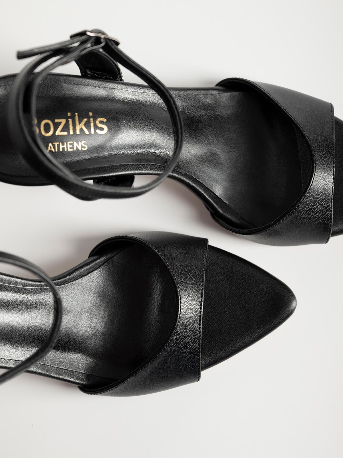 Πέδιλα BOZIKIS με μπαρέτα & λεπτό τακούνι