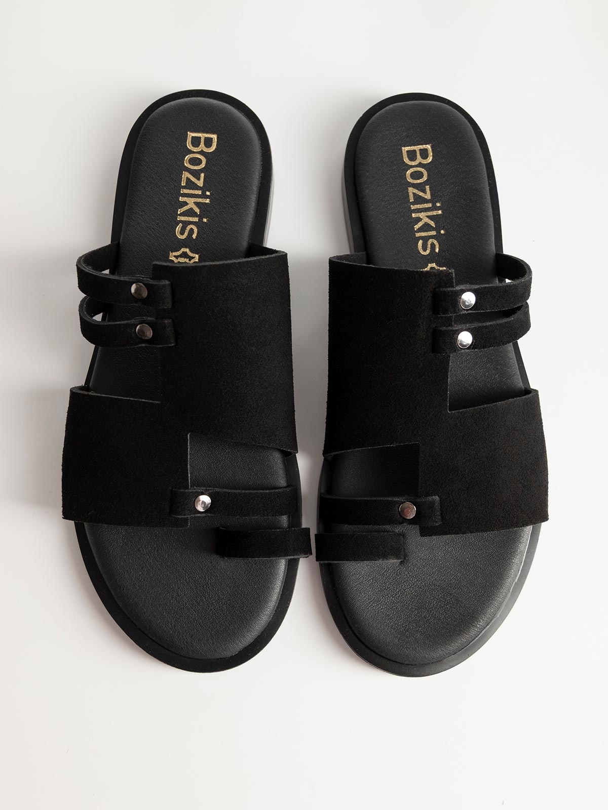 Flat σανδάλια BOZIKIS με φάσα & λουράκια
