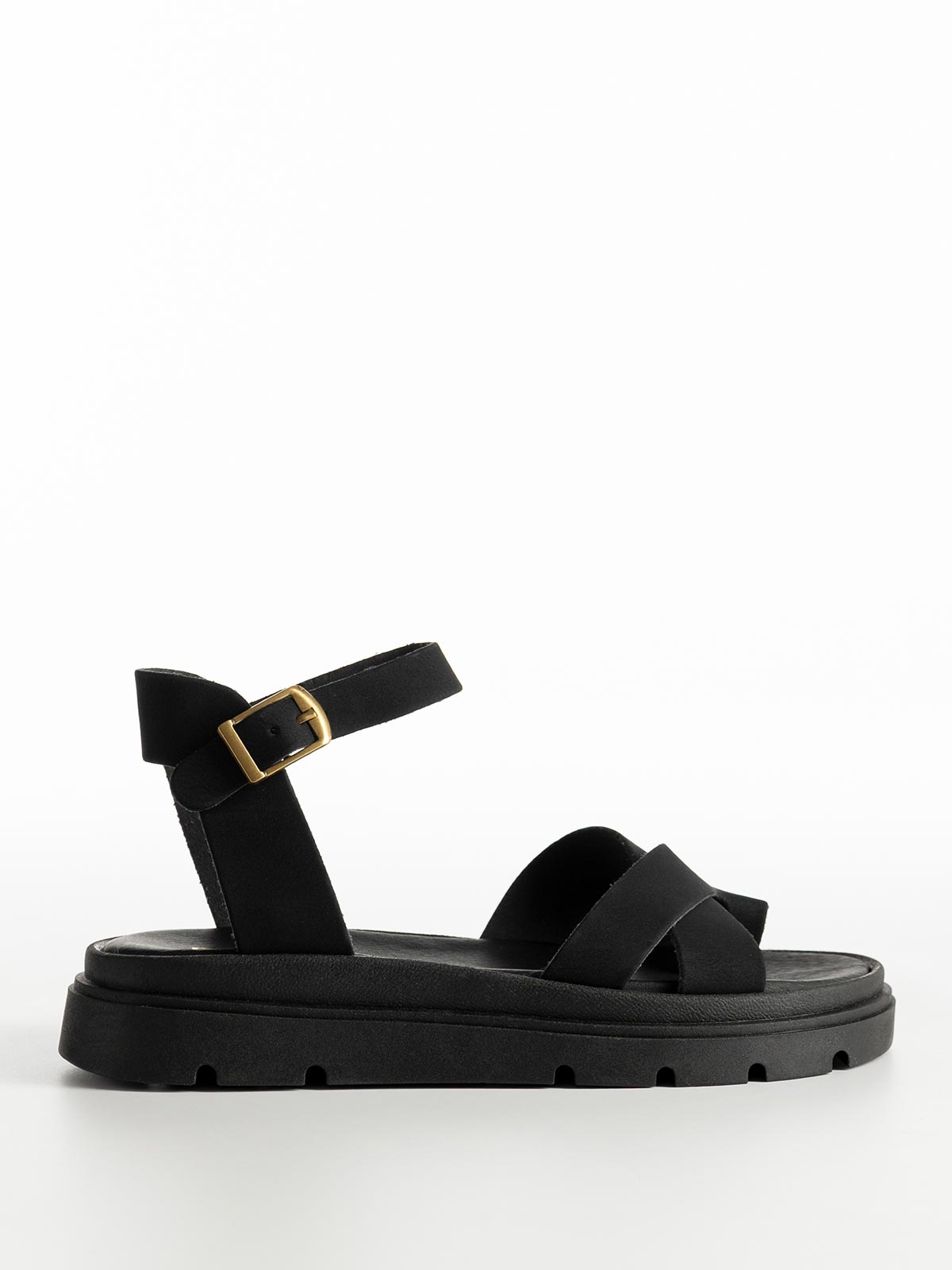 Σανδάλια BOZIKIS x Si Bolleti flatforms με μπαρέτα