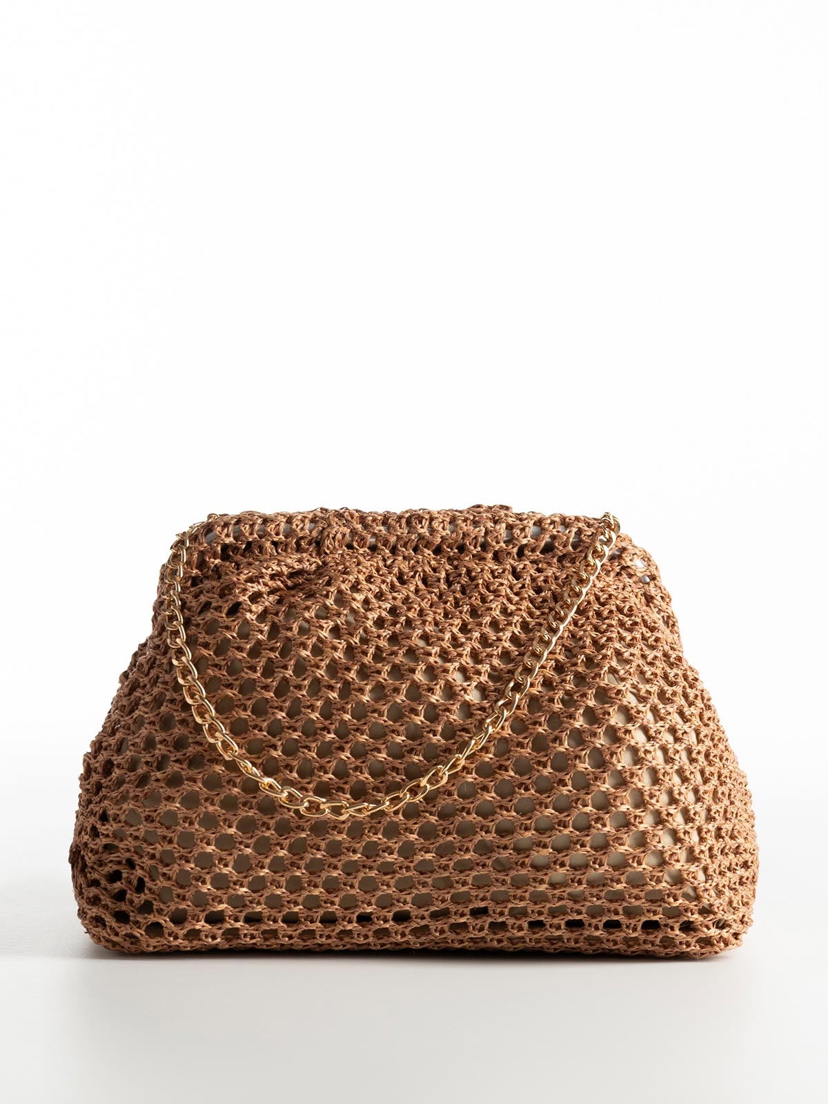Τσαντάκι clutch με πλεκτό σχέδιο