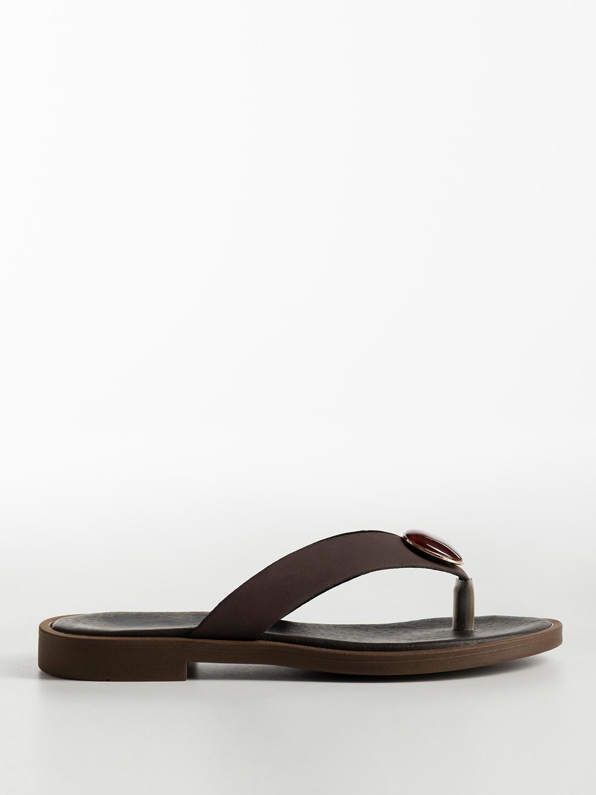 Flat σανδάλια με δίχαλο