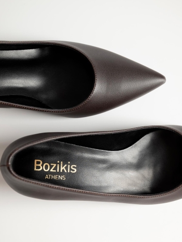 Γόβες BOZIKIS μυτερές με kitten heel