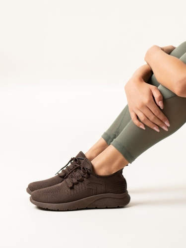 Sneakers τύπου κάλτσα με κορδόνια