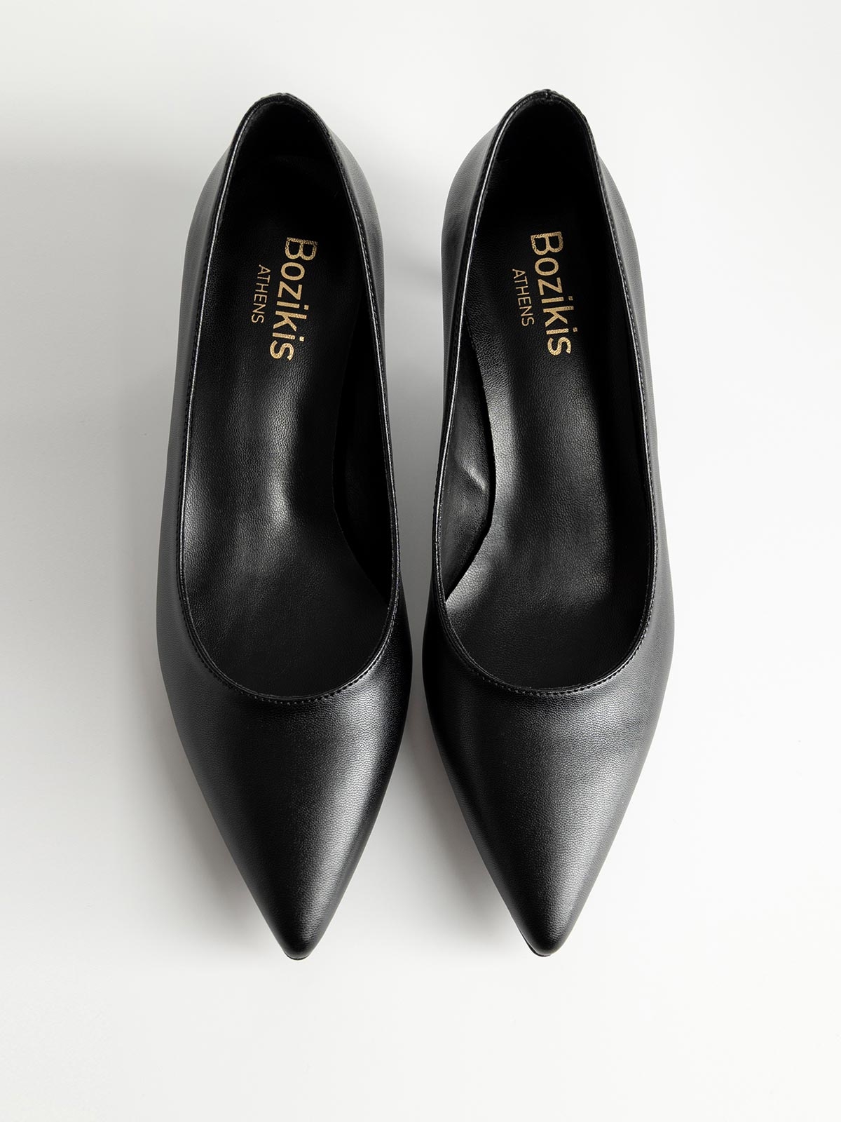 Γόβες BOZIKIS μυτερές με kitten heel