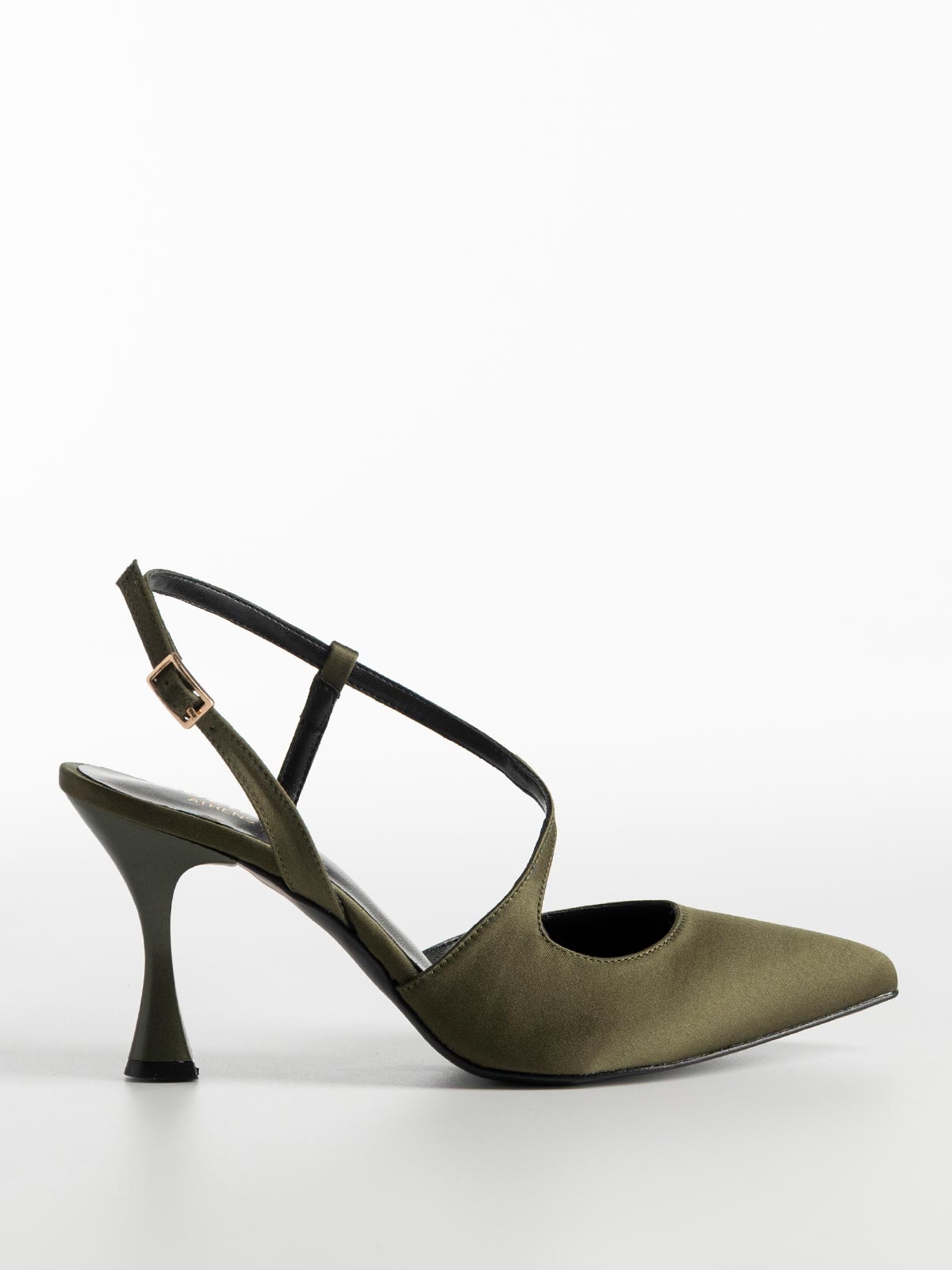 Γόβες BOZIKIS openheel με χιαστί λουράκι