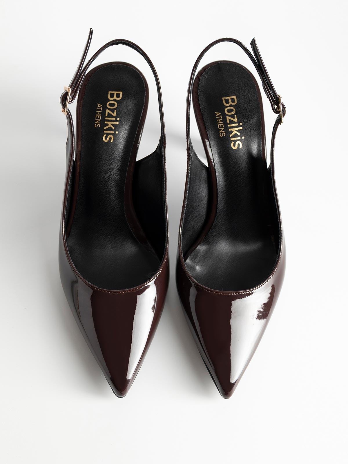 Openheel γόβες BOZIKIS με λεπτό τακούνι
