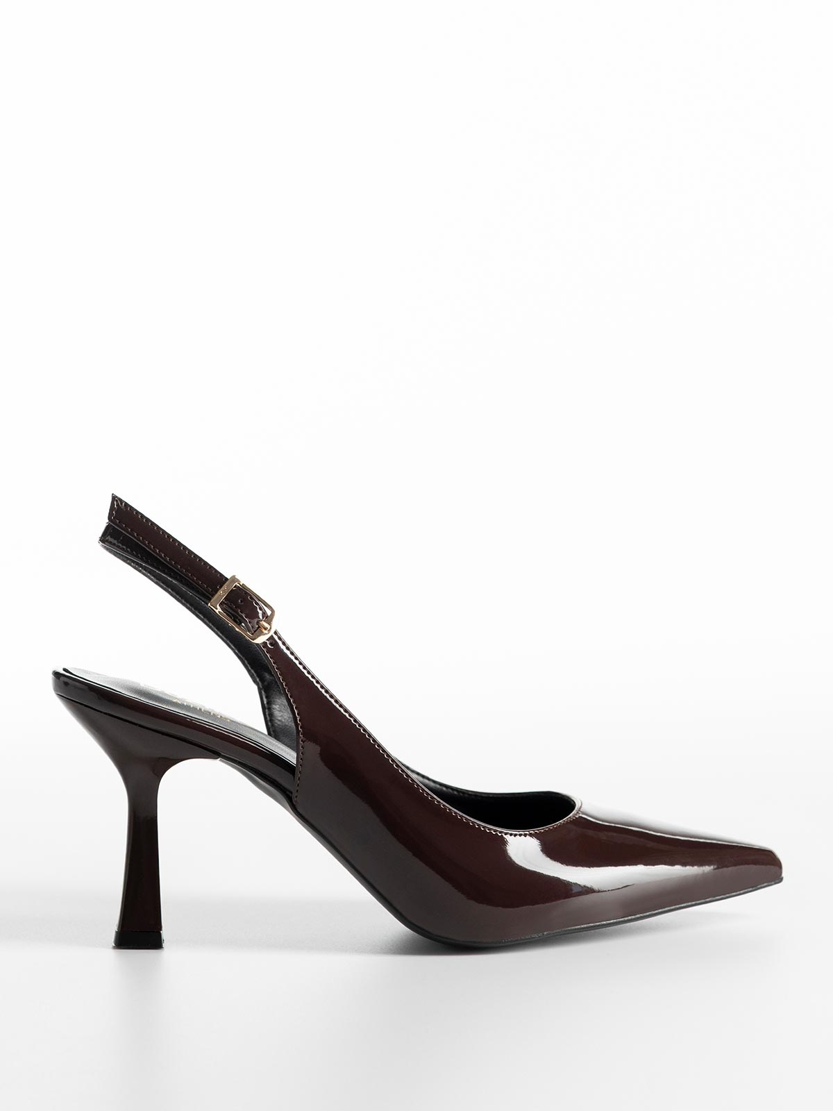 Openheel γόβες BOZIKIS με λεπτό τακούνι