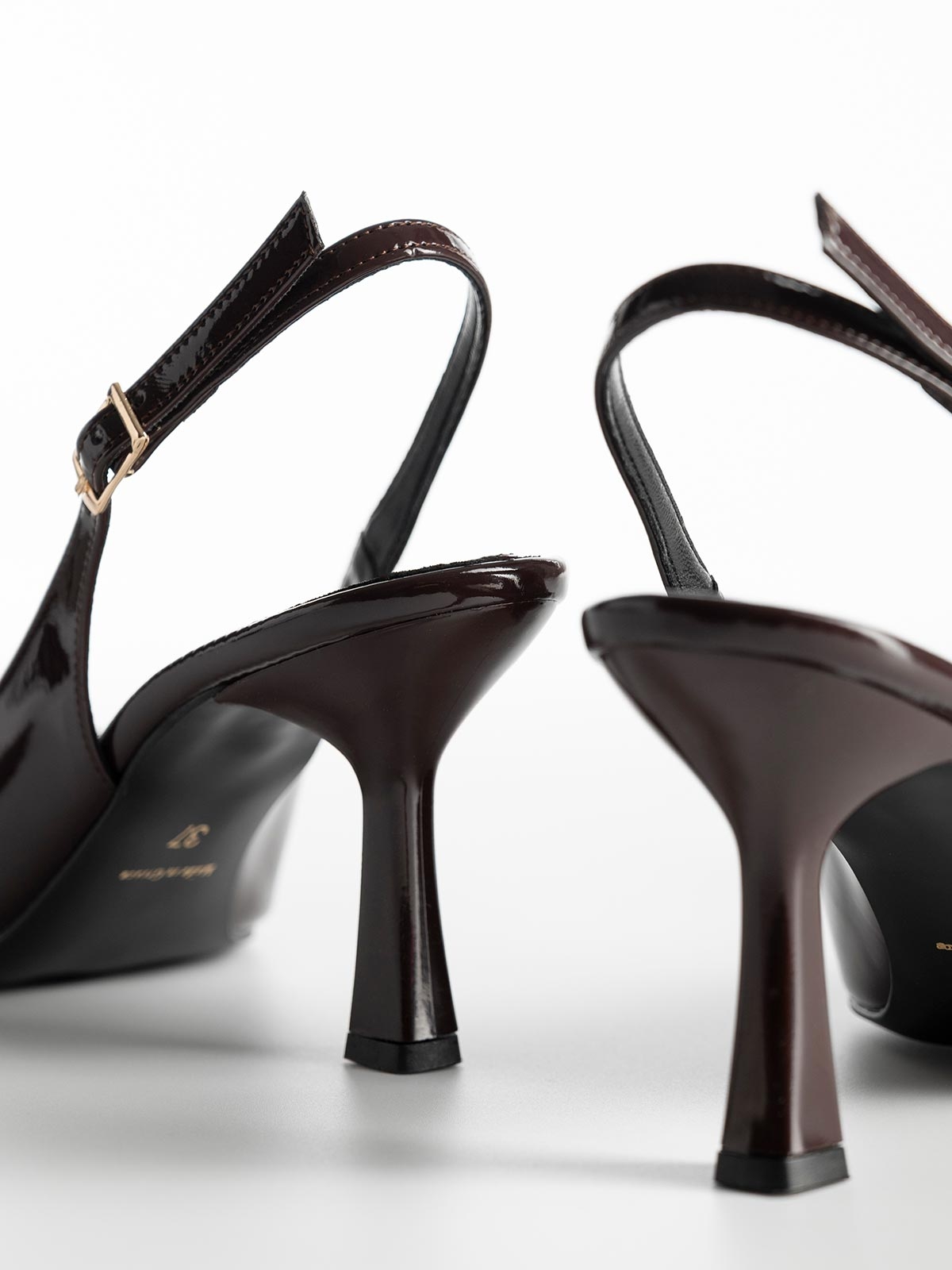 Openheel γόβες BOZIKIS με λεπτό τακούνι