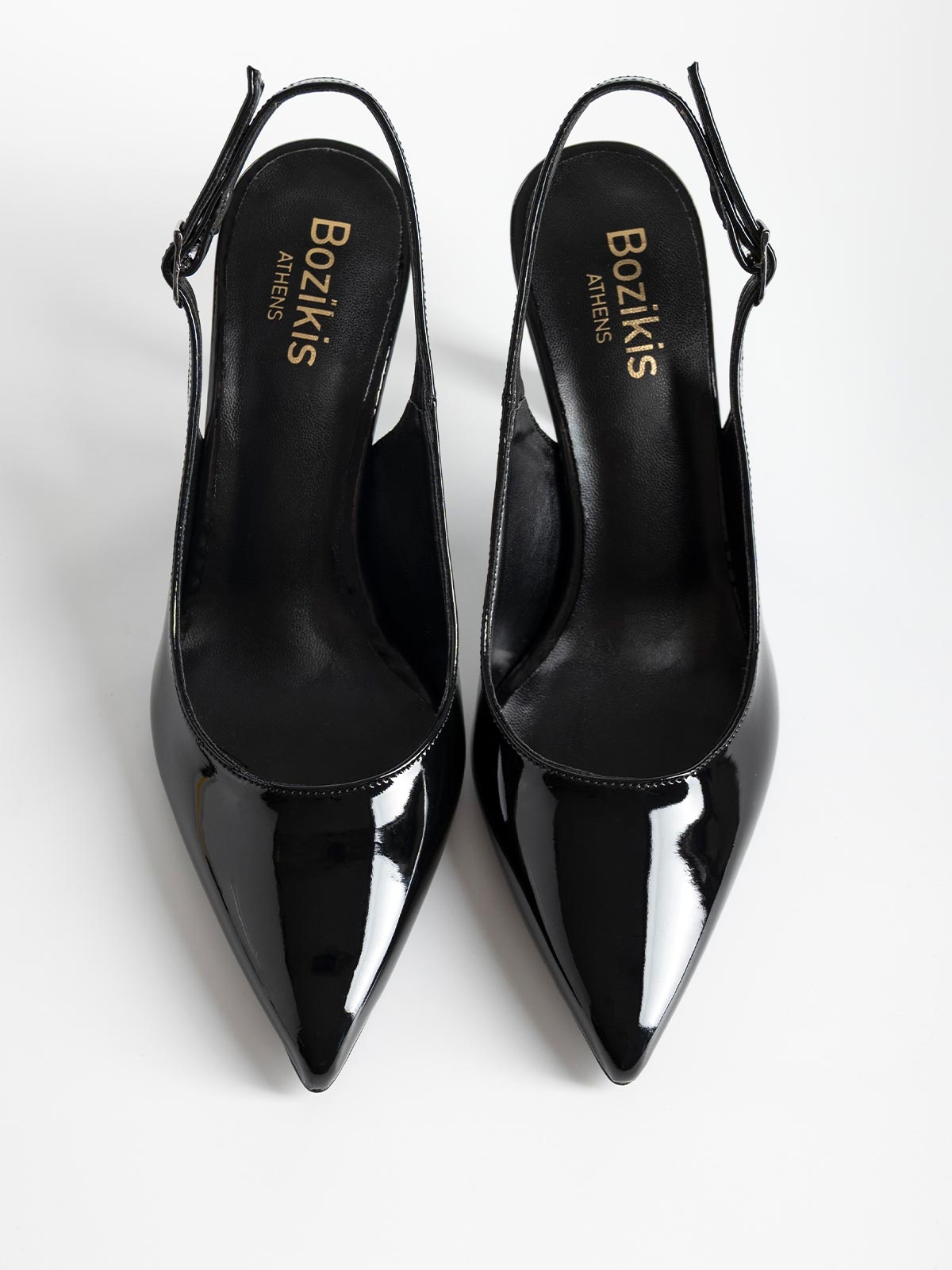 Openheel γόβες BOZIKIS με λεπτό τακούνι