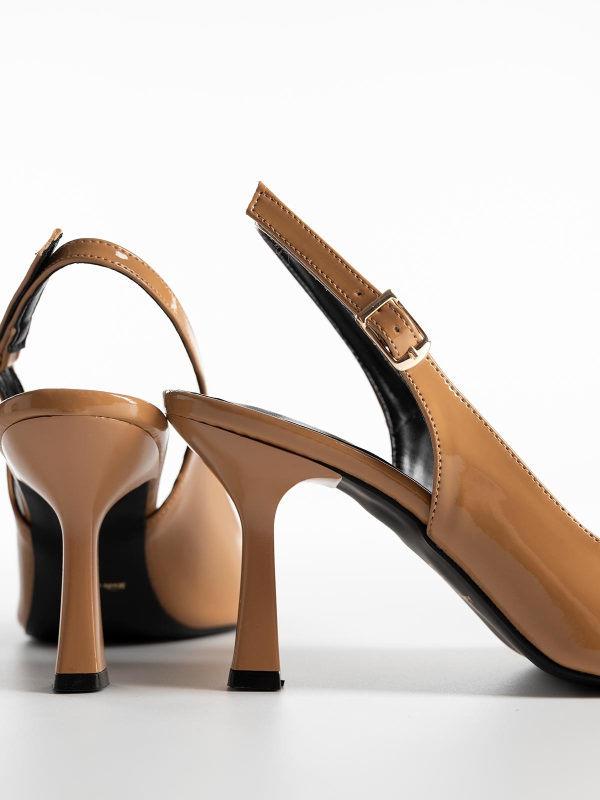 Openheel γόβες BOZIKIS με λεπτό τακούνι