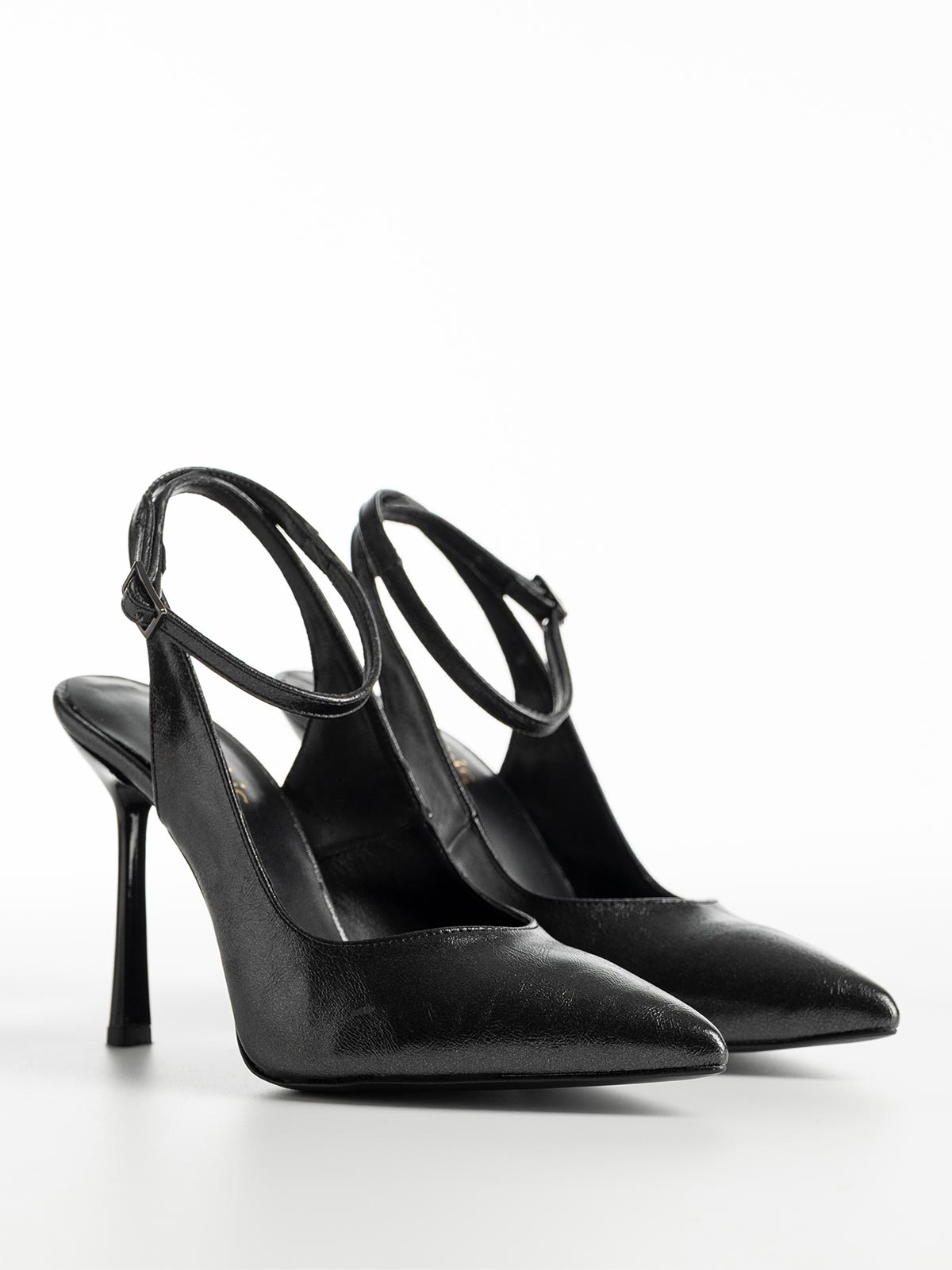 Γόβες BOZIKIS openheel με μπαρέτα