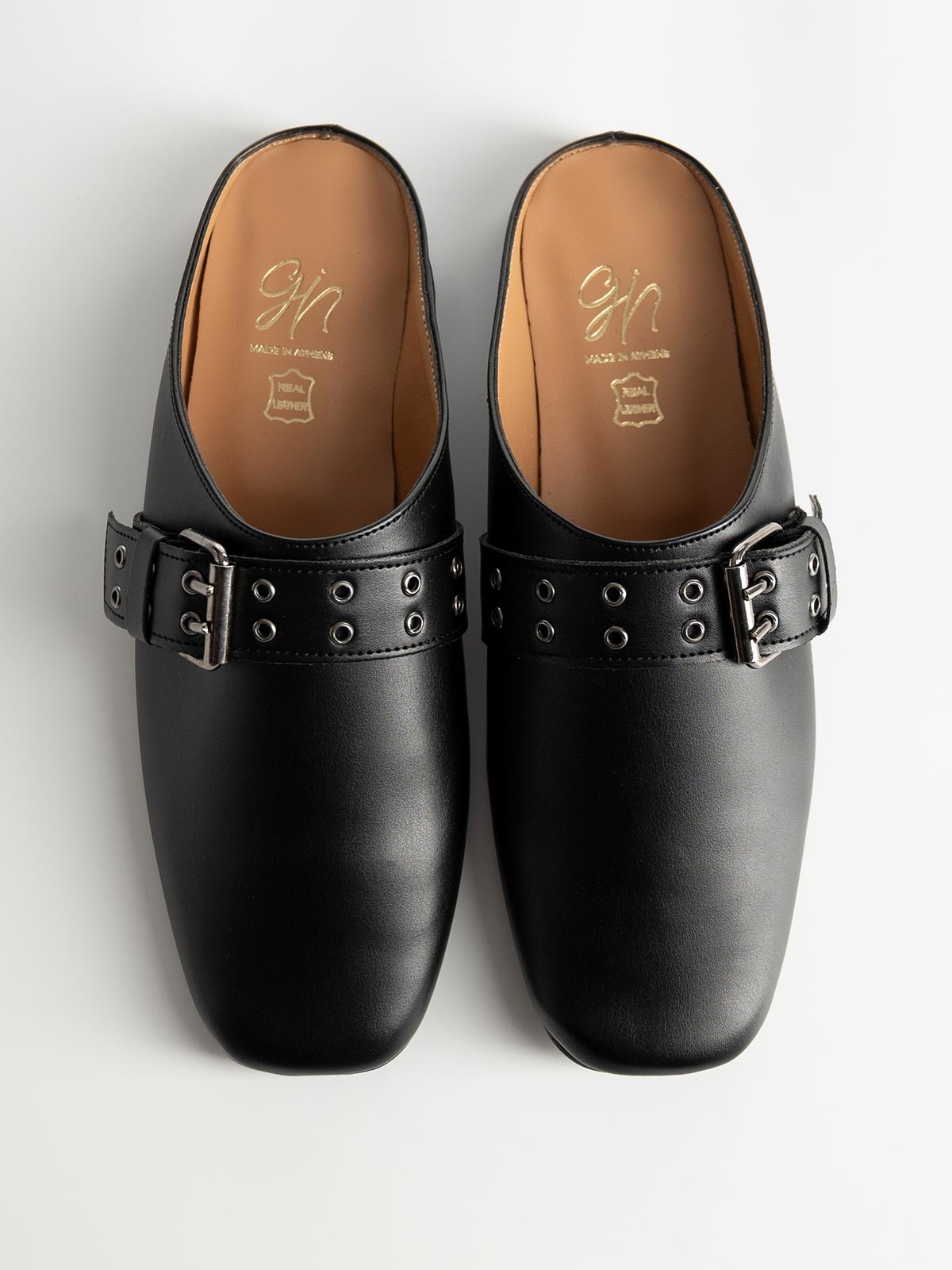 Clogs BOZIKIS x Gin με καρέ μύτη