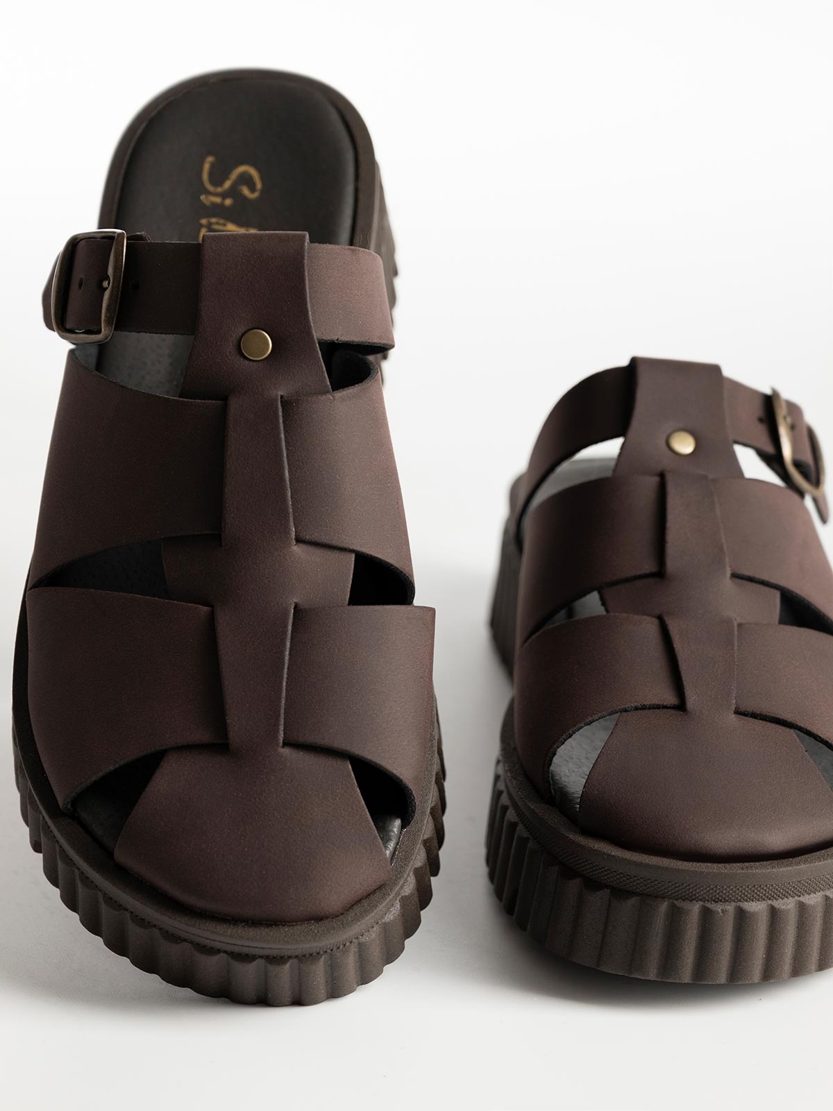 Flatform BOZIKIS x Si Bolleti mules σε fisherman style