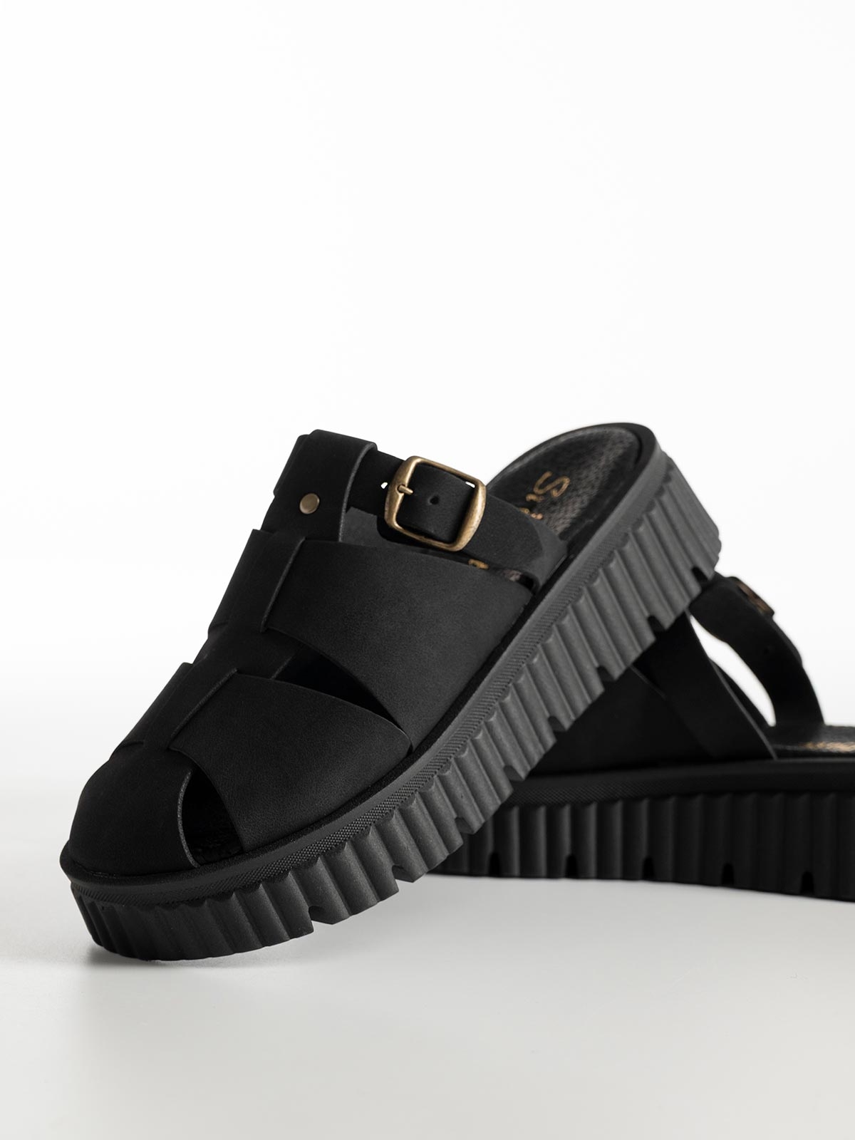 Flatform BOZIKIS x Si Bolleti mules σε fisherman style