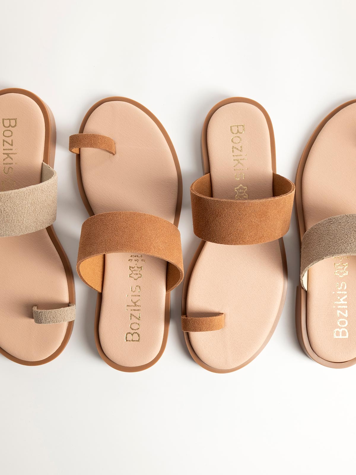 Σανδάλια BOZIKIS με φάσα & toe ring
