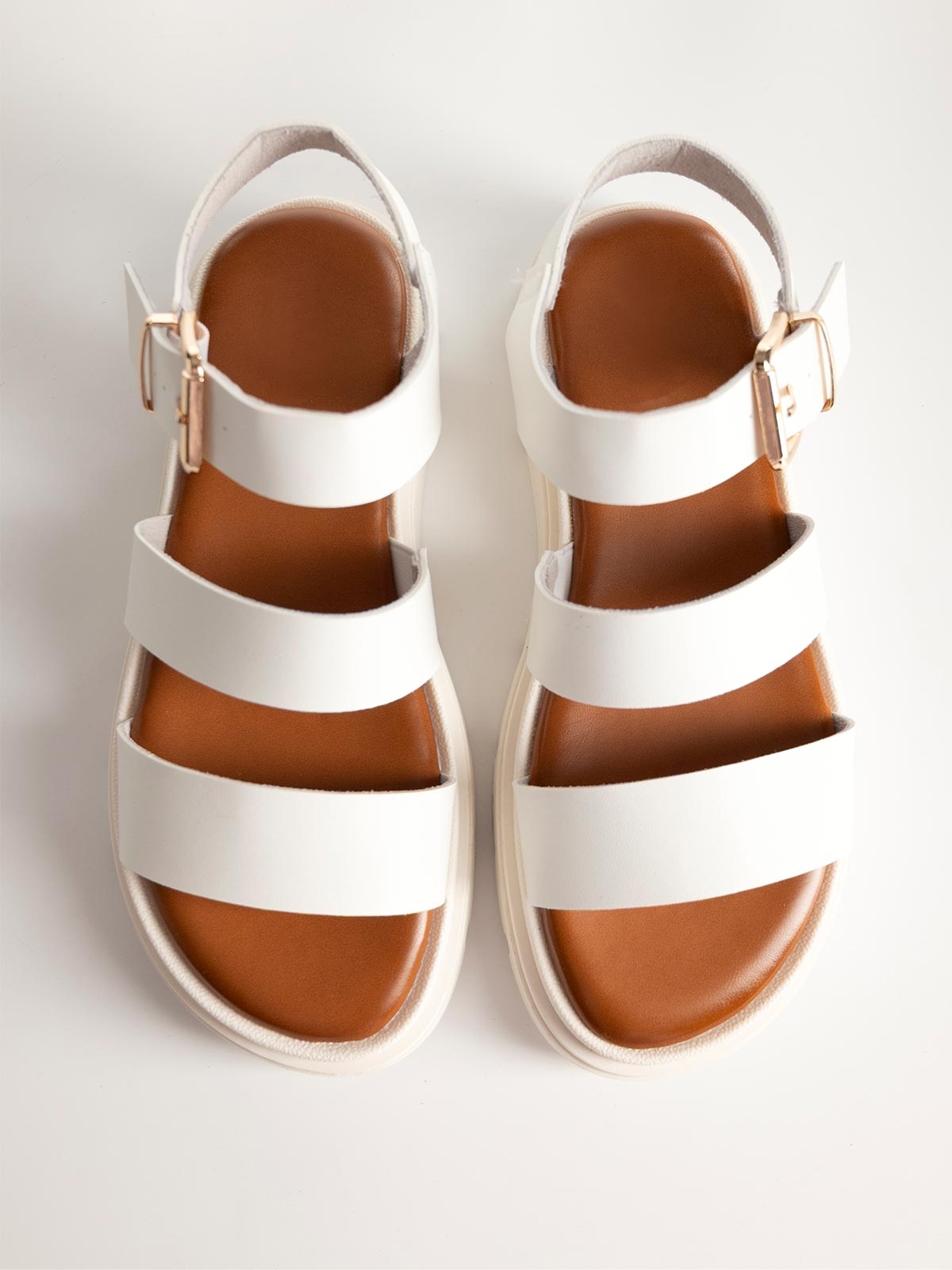 Flatform σανδάλια με λουριά & άνετη σόλα