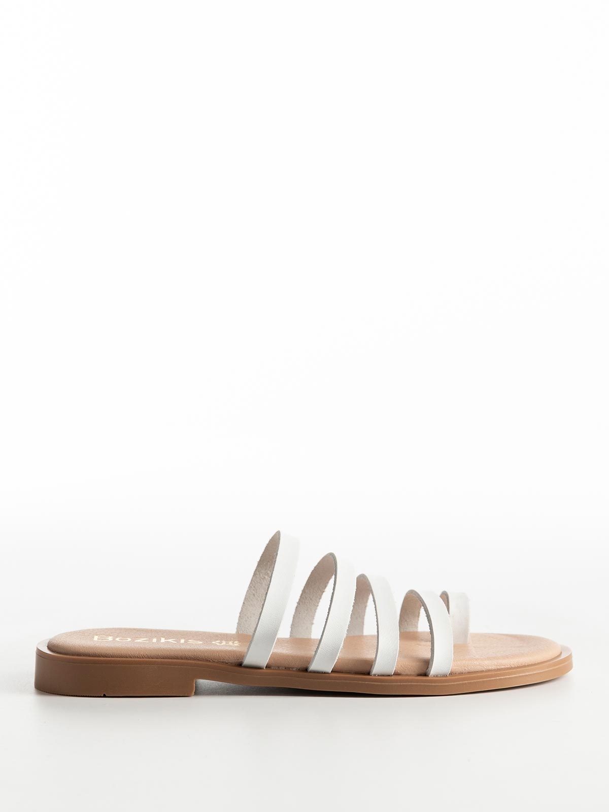 Flat σανδάλια BOZIKIS με λουράκια & toe ring