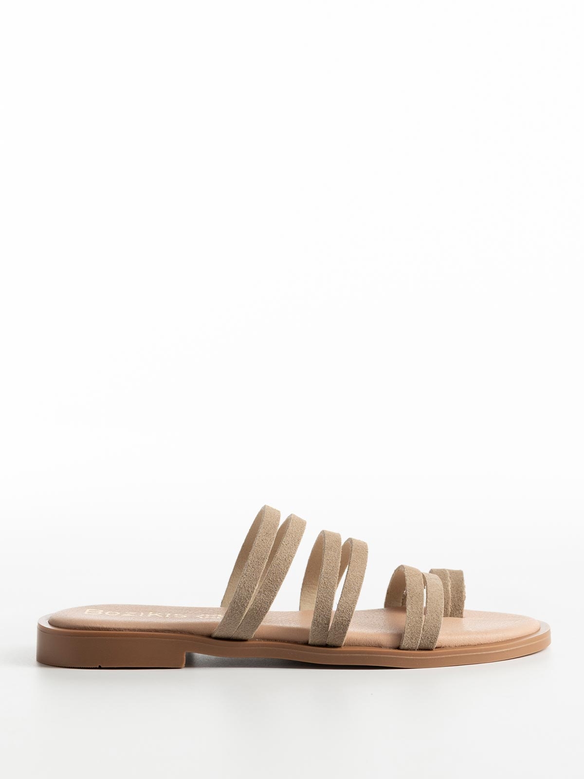 Σανδάλια BOZIKIS με διπλά λουράκια & toe ring