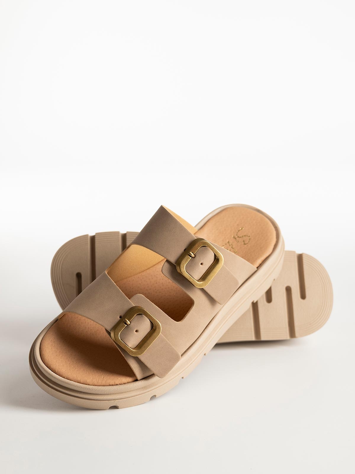 Flatform BOZIKIS x Si Bolleti σανδάλια με δύο φάσες