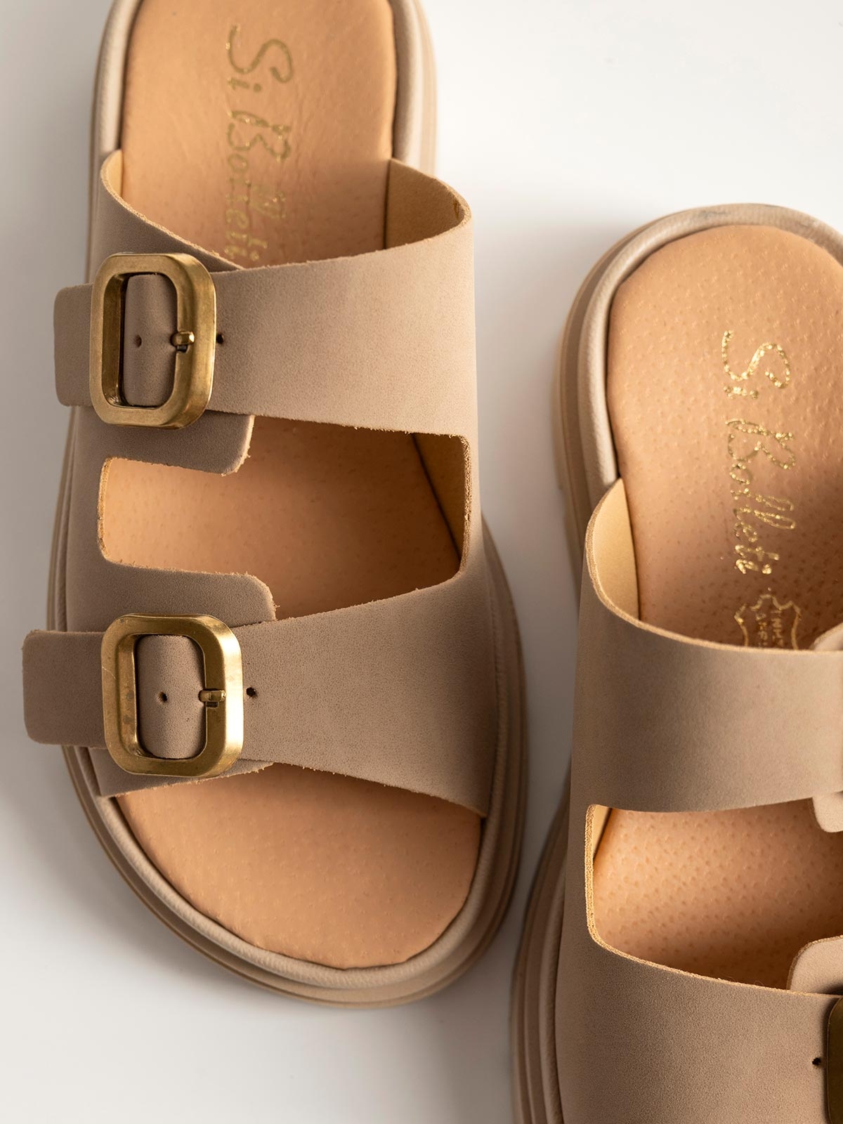 Flatform BOZIKIS x Si Bolleti σανδάλια με δύο φάσες