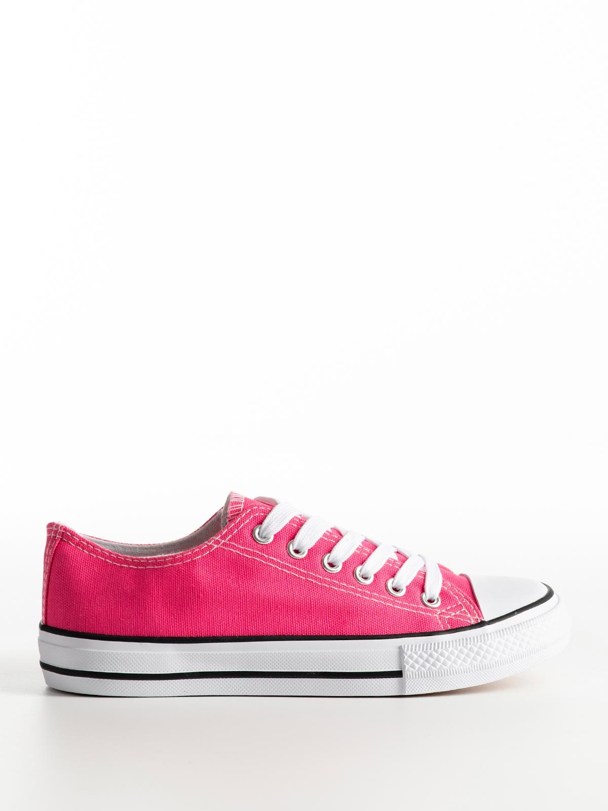 Basic sneakers υφασμάτινα με κορδόνια
