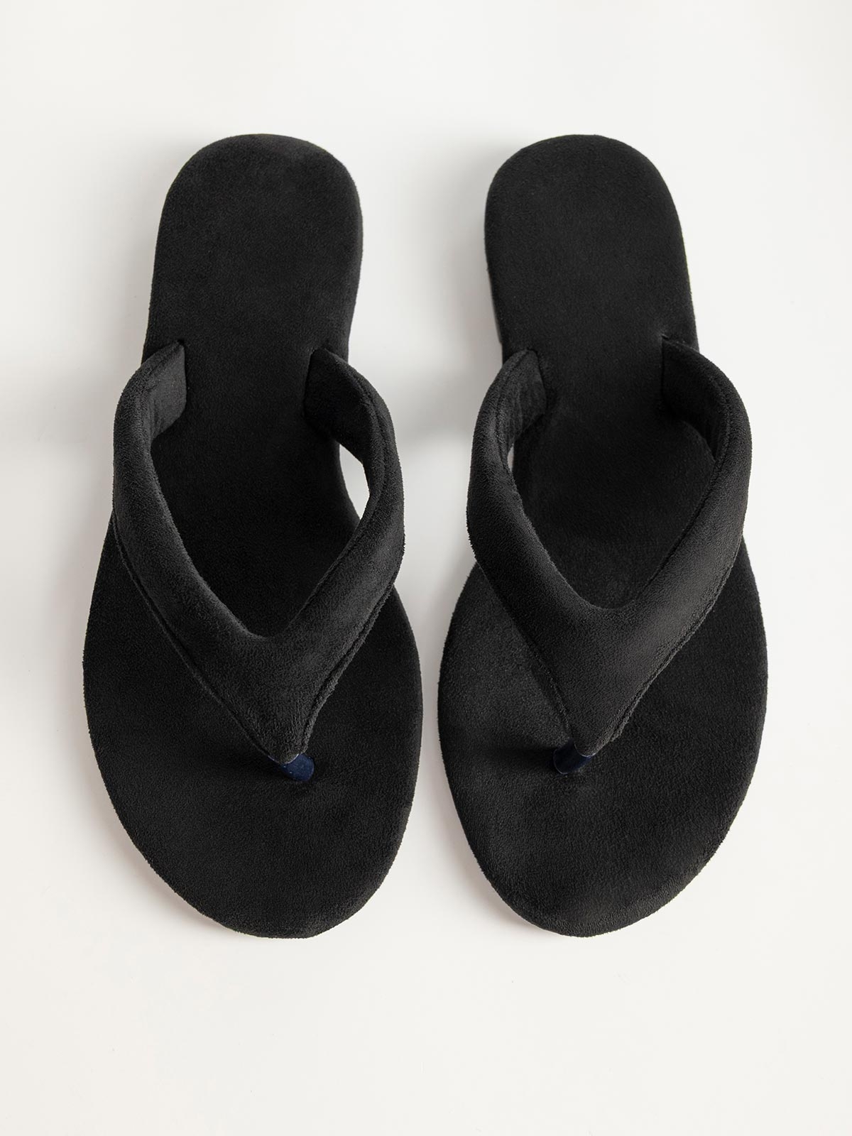 Σανδάλια suede με δίχαλο
