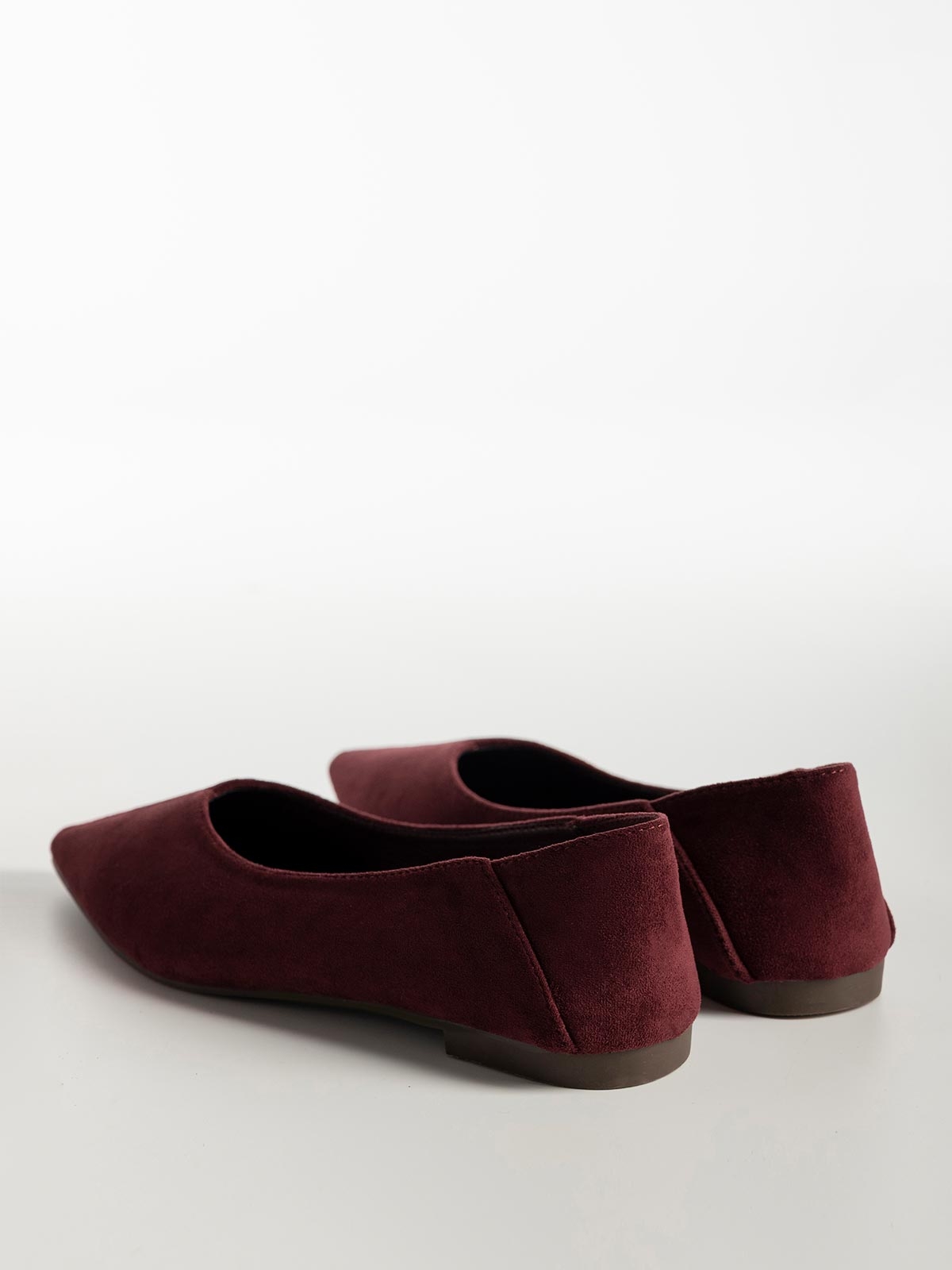 Μυτερές μπαλαρίνες suede
