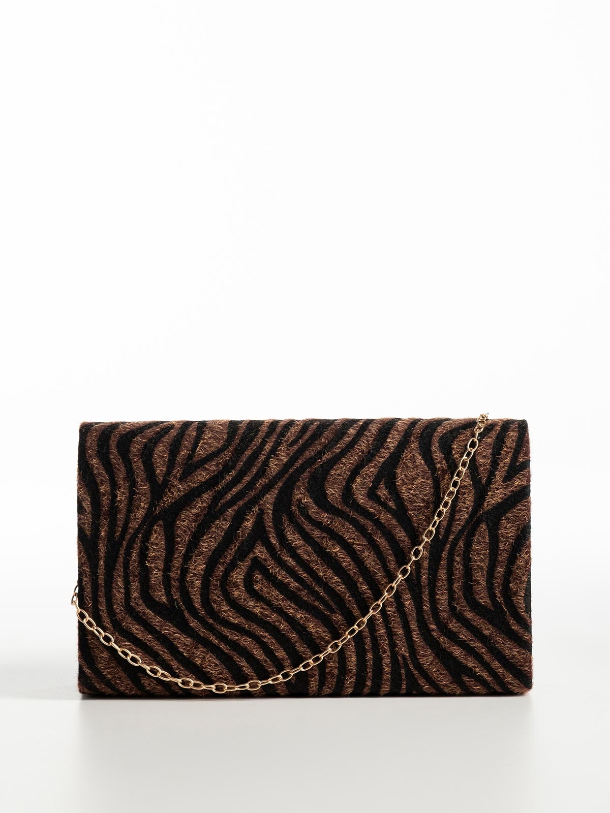 Γυναικείο τσαντάκι φάκελος με animal print