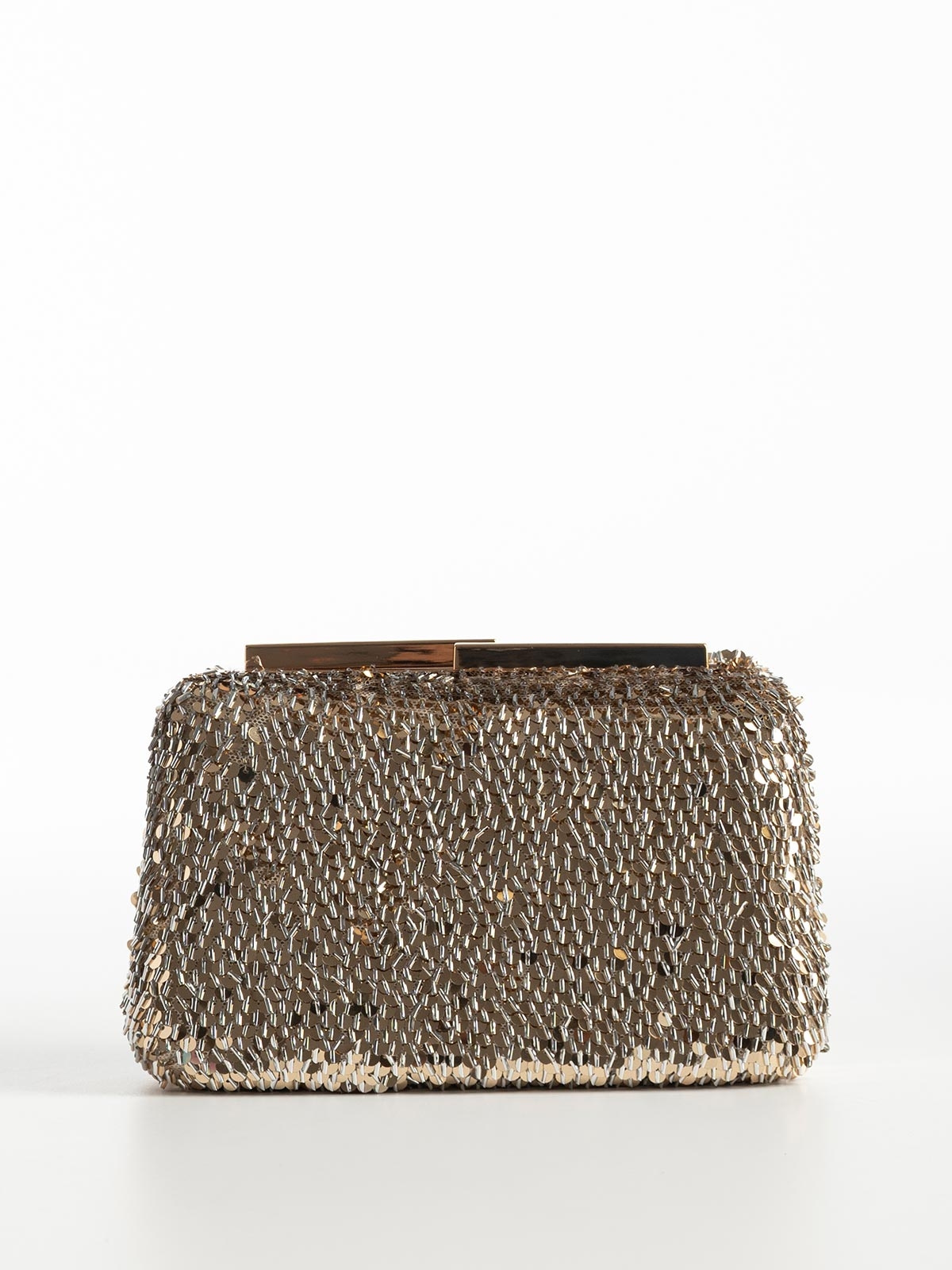 Clutch με παγιέτες & αποσπώμενη αλυσίδα