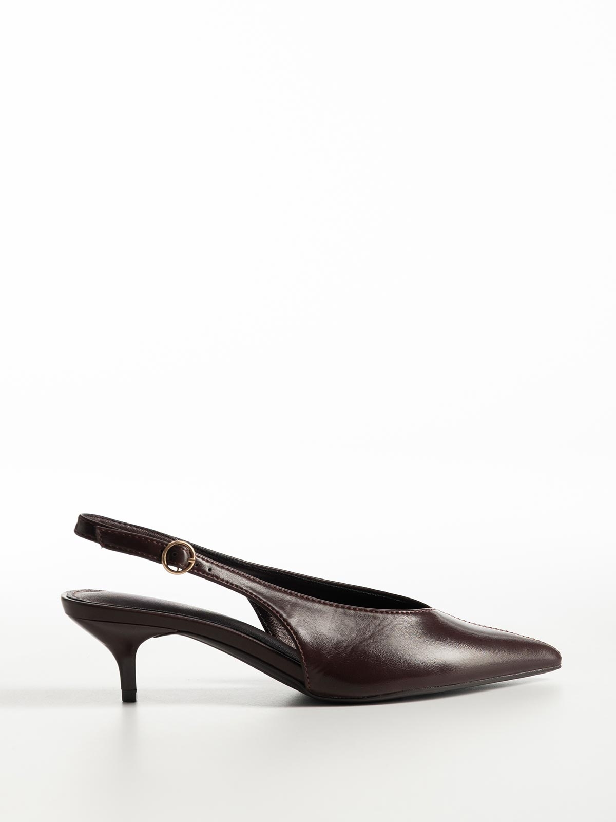 Γόβες slingback με μυτερή μύτη & kitten heel