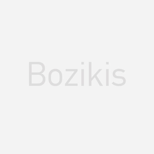 Ασημί πέδιλα μεταλλικά BOZIKIS με ιδιαίτερο τακούνι