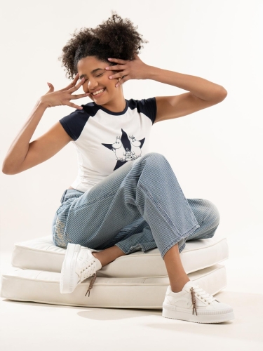 Δίπατα flatform sneakers με κορδόνια