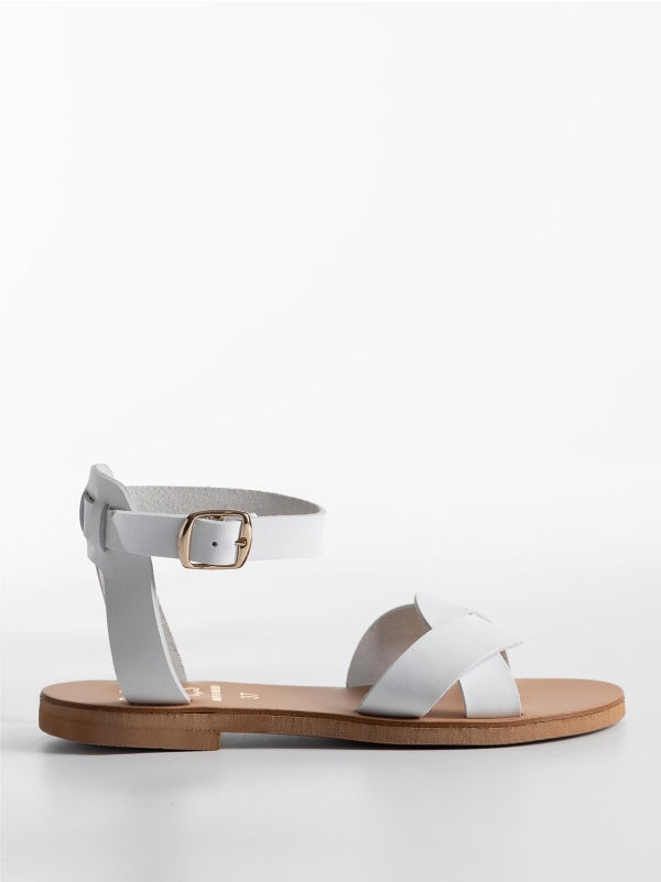 Product Image Σανδάλια BOZIKIS δερμάτινα με φάσα πλεξούδα & λουράκι αστραγάλου
