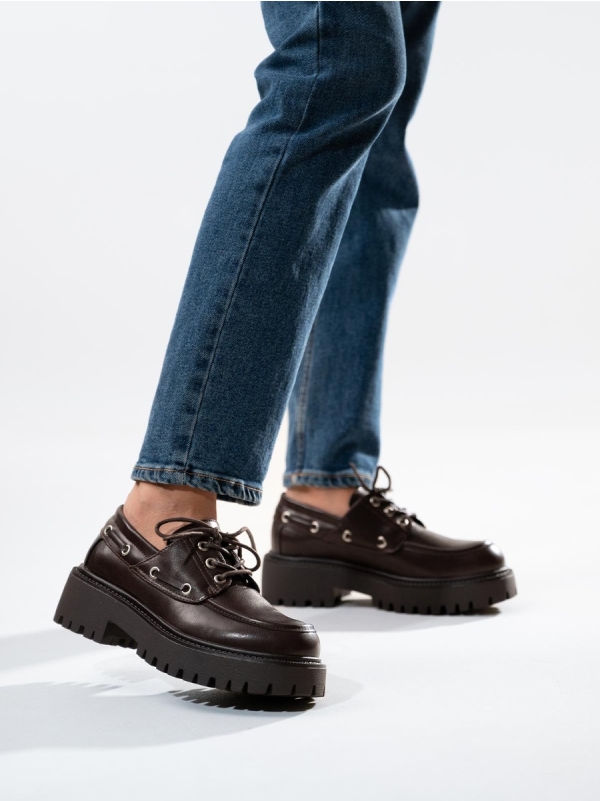 Product Image Chunky oxfords με τρακτερωτή σόλα
