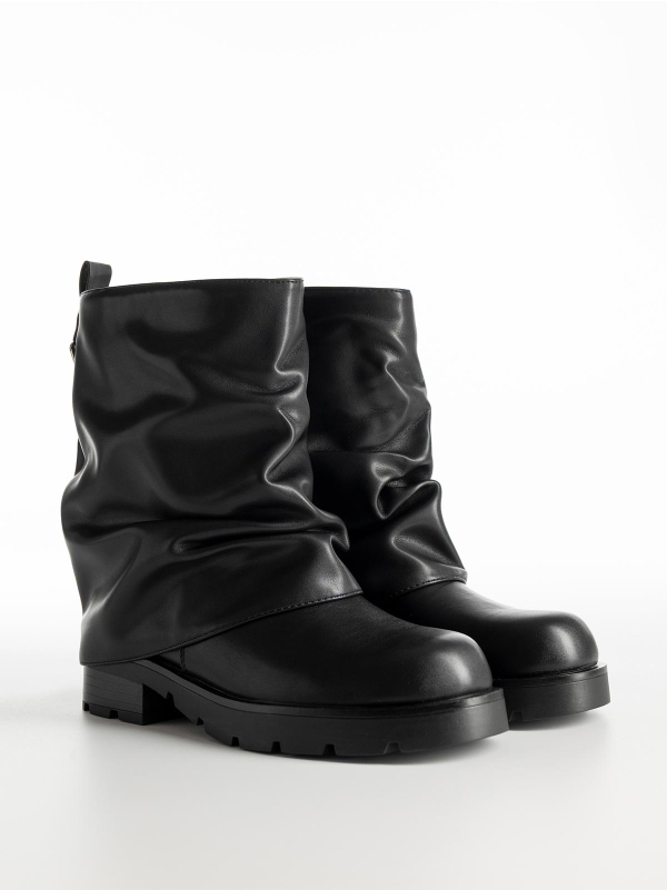 Product Image Fold over μποτάκια με τρακτερωτή σόλα