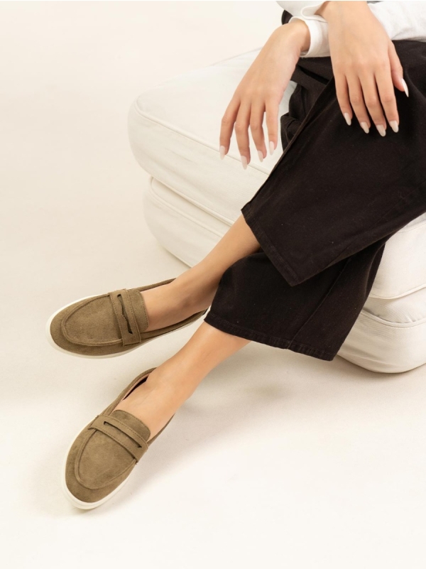 Product Image Loafers σουέτ με φάσα
