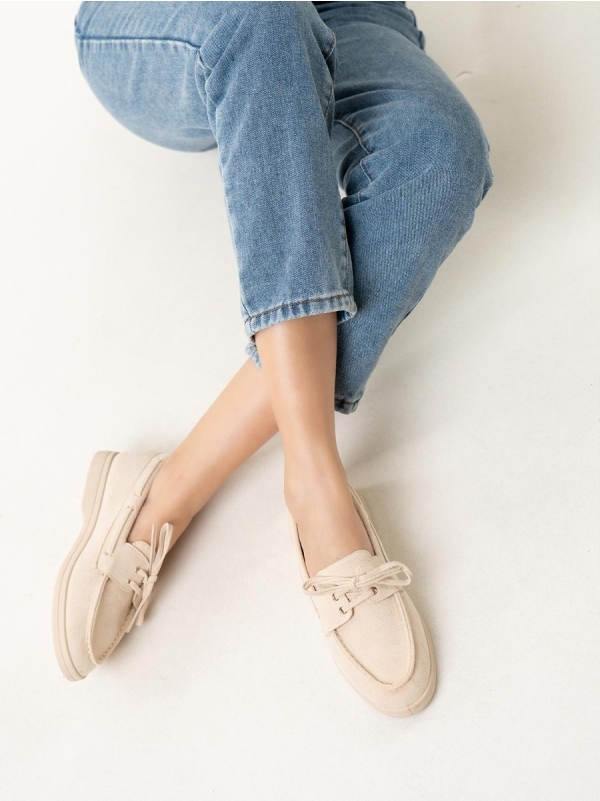Product Image Suede loafers με κορδόνια