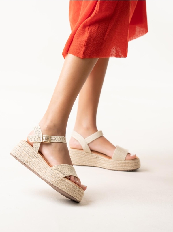 Product Image Πλατφόρμες με μαλακό πάτο & σχοινί στην σόλα