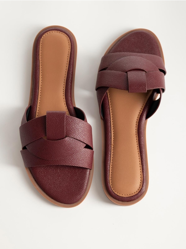 Product Image Flat σανδάλια με πλεκτές φάσες