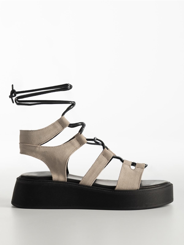 Product Image Flatforms δερμάτινα gladiator style