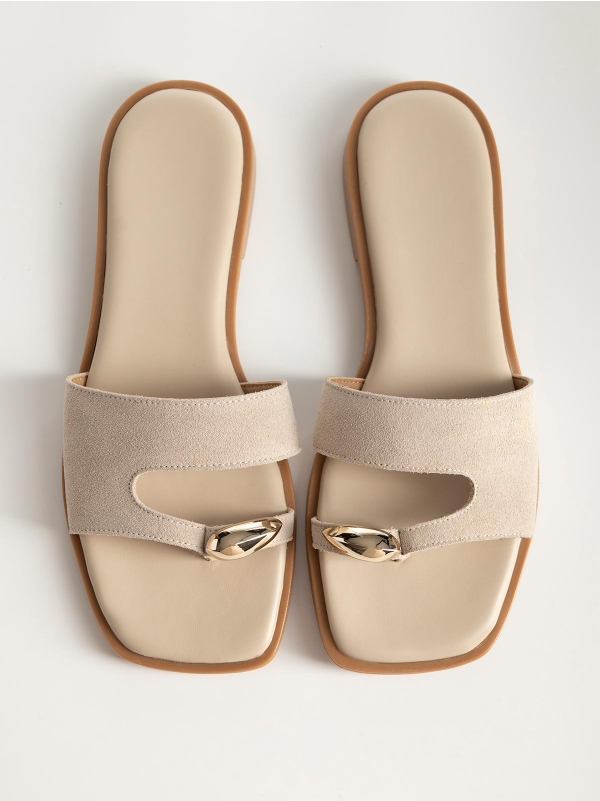 Product Image Σανδάλια με καρέ μύτη & φάσα με κόψιμο