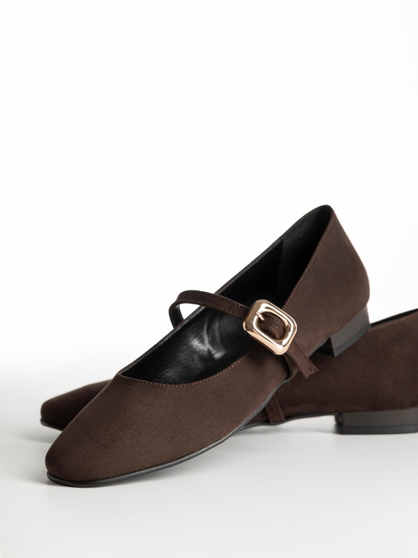 Product Image Μπαλαρίνες BOZIKIS suede με μπαρέτα