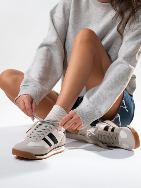 Product Image Basic sneakers με συνδυασμό υλικών