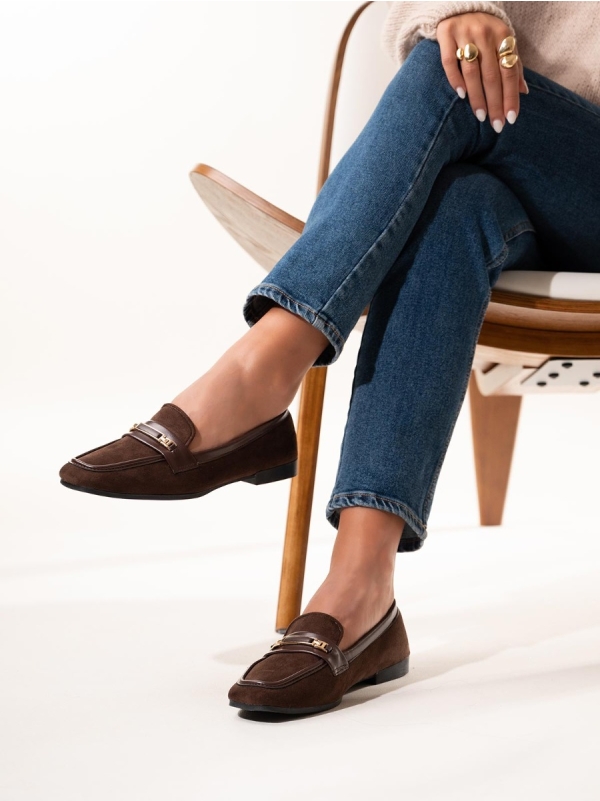 Product Image Suede loafers με αγκράφα