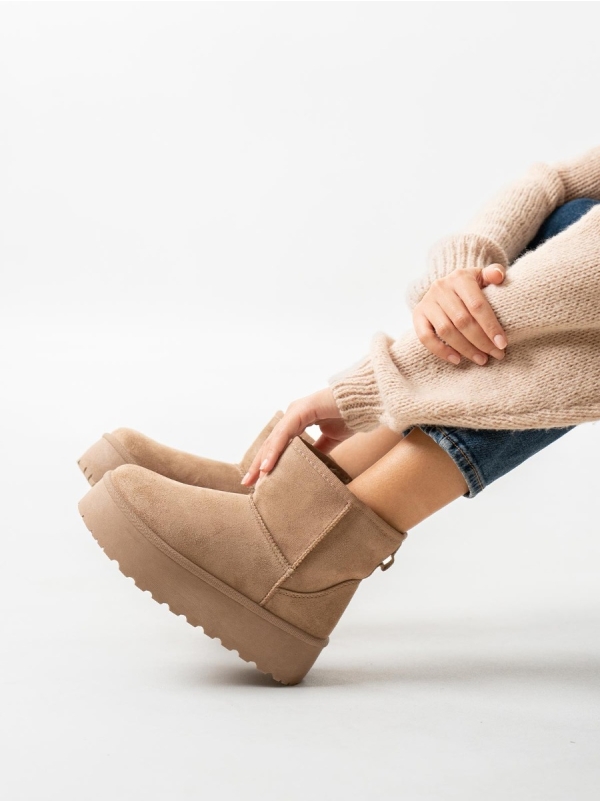 Product Image Μποτάκια δίπατα με εσωτερική γούνα
