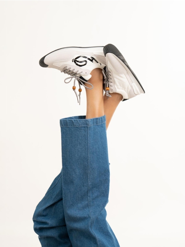 Product Image Basic sneakers με συνδυασμό υλικών