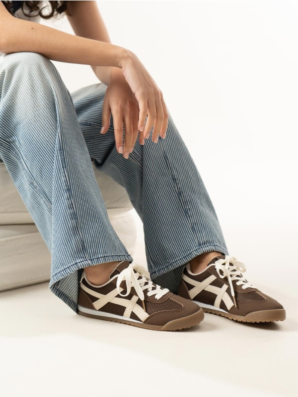 Product Image Basic sneakers με συνδυασμό υλικών