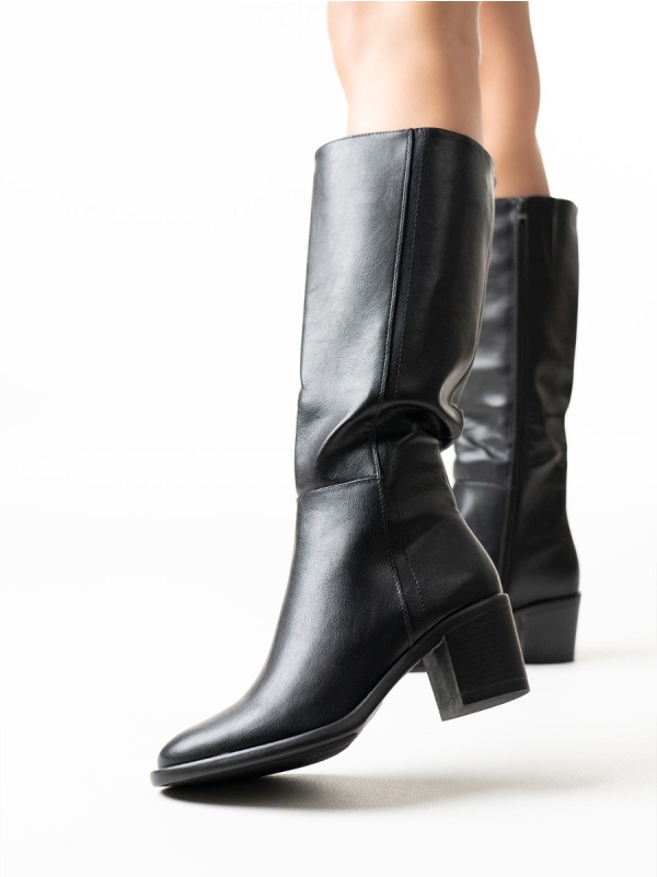 Product Image Μπότες με χοντρό τακούνι