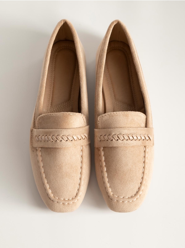 Product Image Suede loafers με διακοσμητική φάσα
