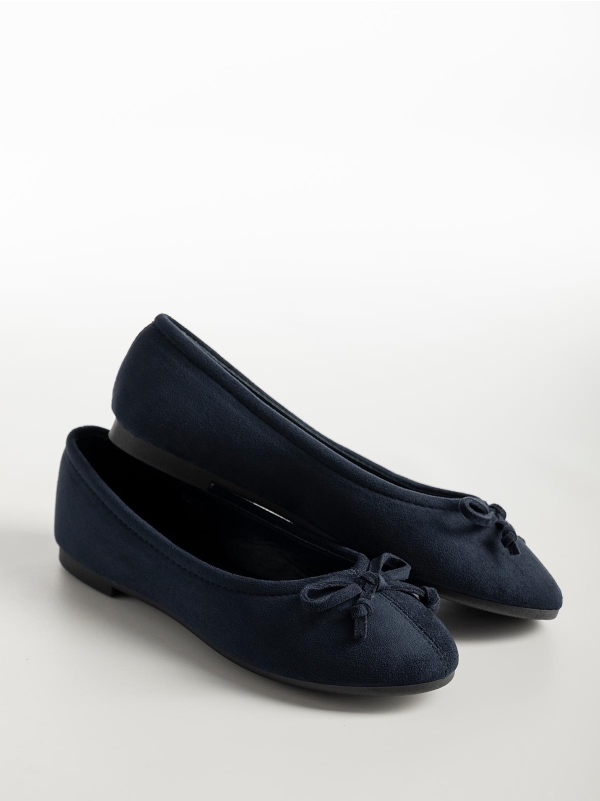 Product Image Suede μπαλαρίνες με διακοσμητικό φιόγκο